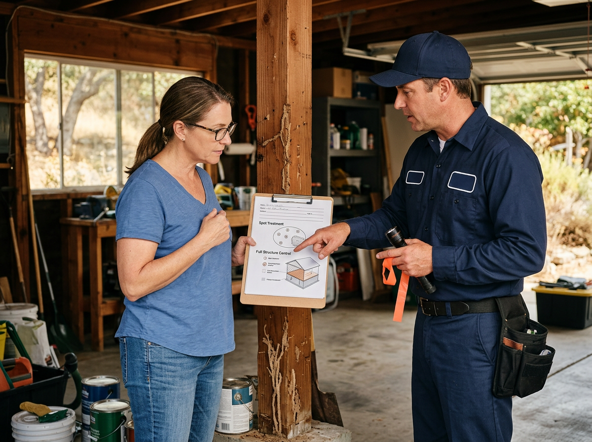 Choosing Between Spot Treatment and Full Structure Termite Control